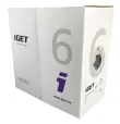 Síťový kabel iGET CAT6 UTP PVC Eca 305m/box