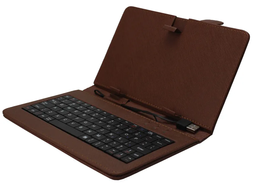 7" pouzdro s klávesnicí F7BRown
