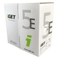 Síťový kabel iGET CAT5E UTP PVC Eca 305m/box