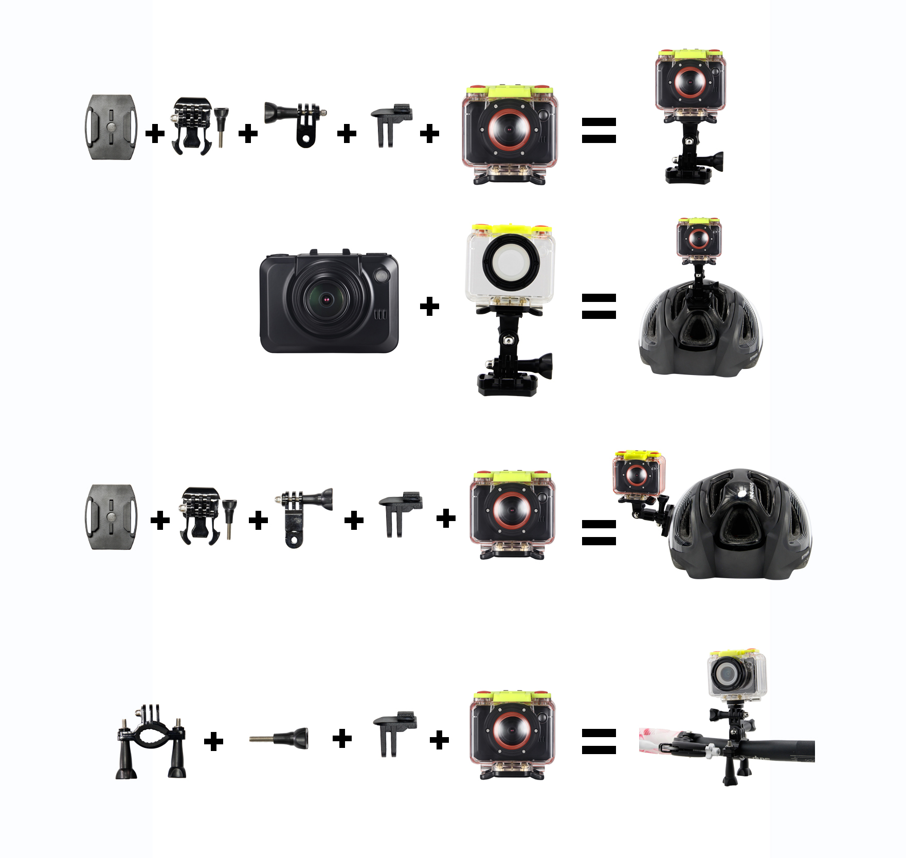 iGET ADVENTURE W5000 použití příslušenství