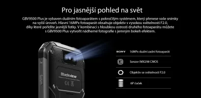 iGET BLACKVIEW GBV9500 Plus Black gallery 20