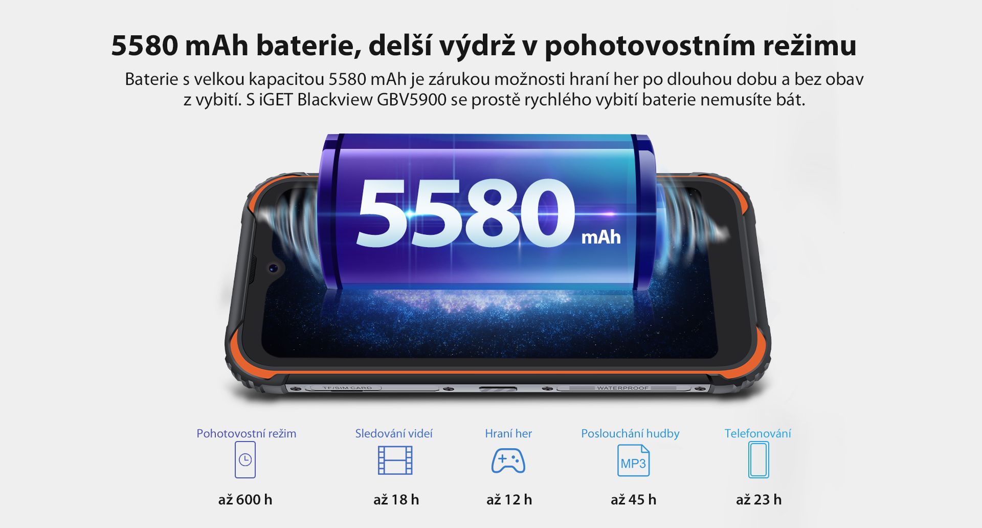iGET BLACKVIEW GBV5900 Orange